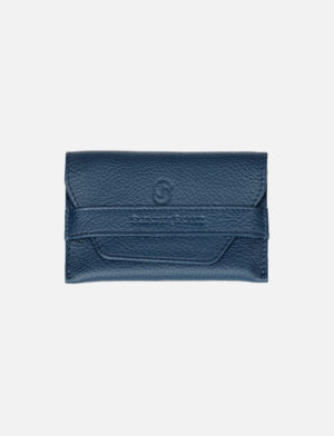 Concert Card Leather Wallet - Blue
