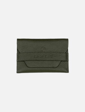 Concert Card Leather Wallet - Green