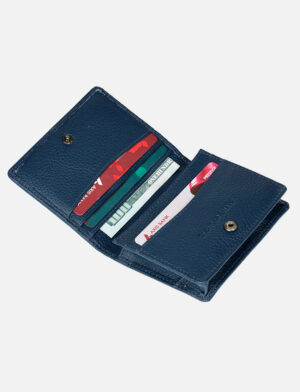 Minimalist-Cash-Card-Leather-Wallet-Blue-2