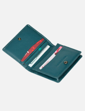 Minimalist-Cash-Card-Leather-Wallet-Sea-Green-2