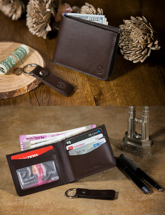 Slender Snake Professional Wallet-Coffee